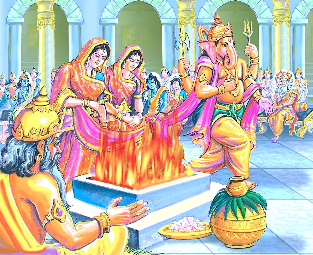 Story: Lord Ganesha Wedding with Siddhi and Buddhi - Lord Ganesha
